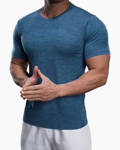 T-shirt de sport homme coupe ajustée pour entraînement et performance