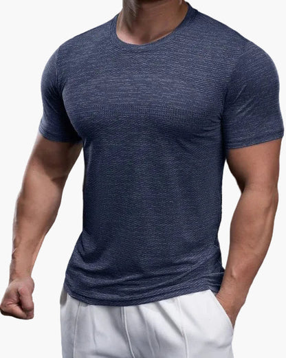 T-shirt de sport homme coupe ajustée pour entraînement et performance