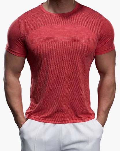 T-shirt de sport homme coupe ajustée pour entraînement et performance