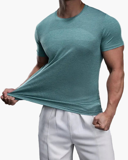 T-shirt de sport homme coupe ajustée pour entraînement et performance