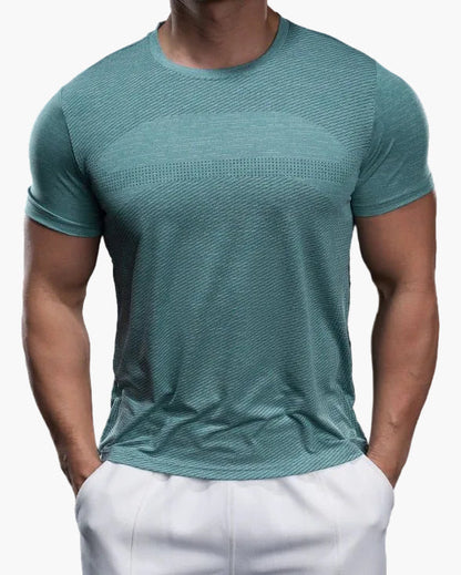 T-shirt de sport homme coupe ajustée pour entraînement et performance