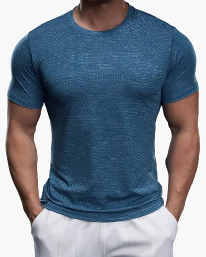 T-shirt de sport homme coupe ajustée pour entraînement et performance