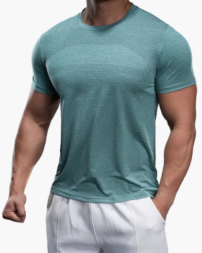 T-shirt de sport homme coupe ajustée pour entraînement et performance