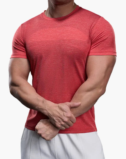 T-shirt de sport homme coupe ajustée pour entraînement et performance