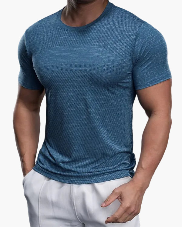 T-shirt de sport homme coupe ajustée pour entraînement et performance