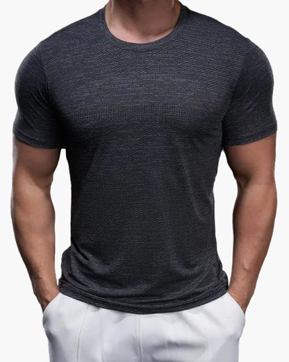 T-shirt de sport homme coupe ajustée pour entraînement et performance