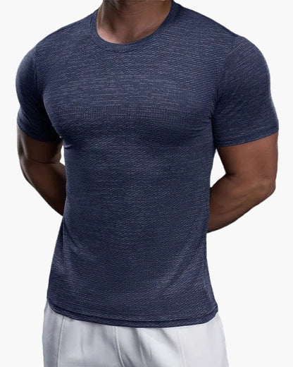 T-shirt de sport homme coupe ajustée pour entraînement et performance