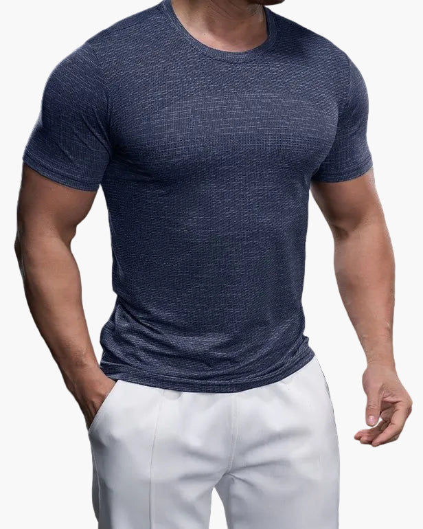 T-shirt de sport homme coupe ajustée pour entraînement et performance