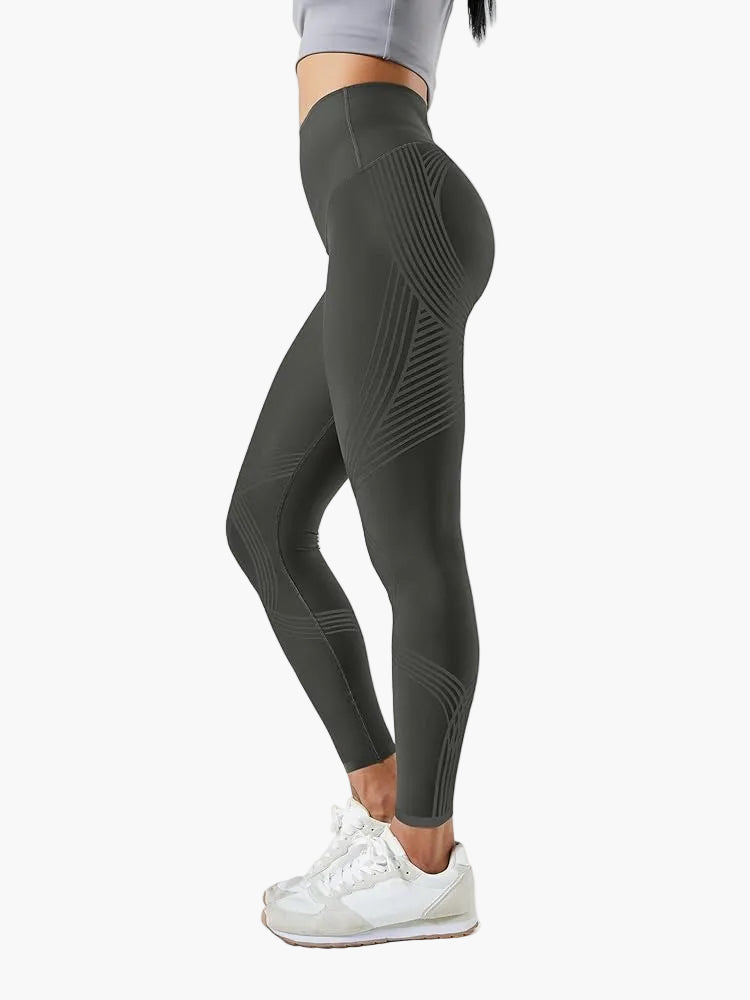 Legging femme seamless gainant anti-cellulite pour sport et fitness - compression sculptante