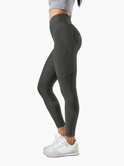 Legging femme seamless gainant anti-cellulite pour sport et fitness - compression sculptante
