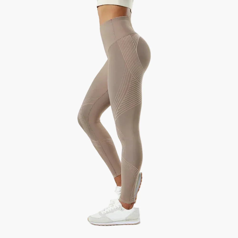 Legging femme seamless gainant anti-cellulite pour sport et fitness - compression sculptante
