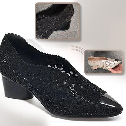 Chaussures habillées orthopédiques à talon pour femme - Élégance et confort quotidien