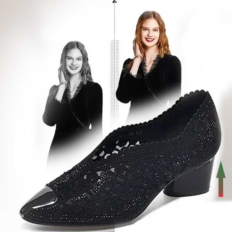 Chaussures habillées orthopédiques à talon pour femme - Élégance et confort quotidien