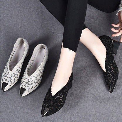 Chaussures habillées orthopédiques à talon pour femme - Élégance et confort quotidien