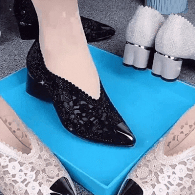 Chaussures habillées orthopédiques à talon pour femme - Élégance et confort quotidien