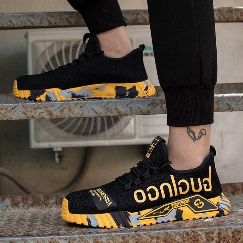 Chaussures de sécurité pour hommes style sportif – Utilisation professionnelle et quotidienne