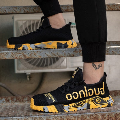 Chaussures de sécurité pour hommes style sportif – Utilisation professionnelle et quotidienne