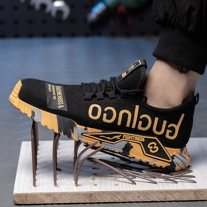 Chaussures de sécurité pour hommes style sportif – Utilisation professionnelle et quotidienne