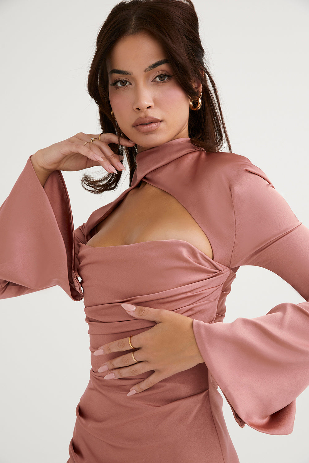 Mary – Drapiertes Korsettkleid