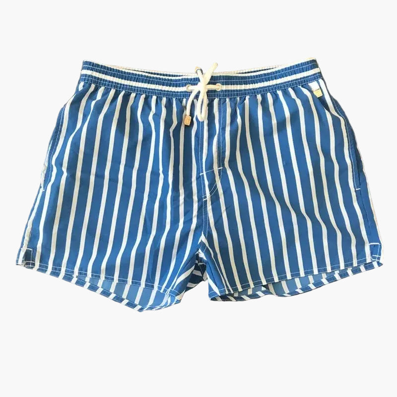 Short de bain homme à rayures style marin – Idéal plage et été