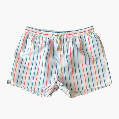 Short de bain homme à rayures style marin – Idéal plage et été