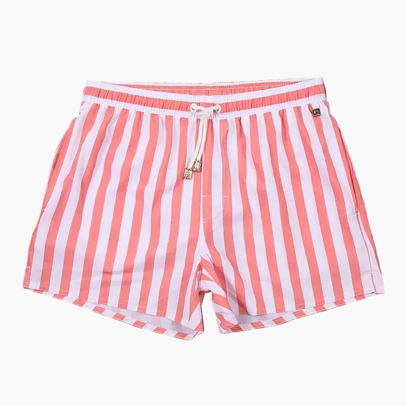 Short de bain homme à rayures style marin – Idéal plage et été