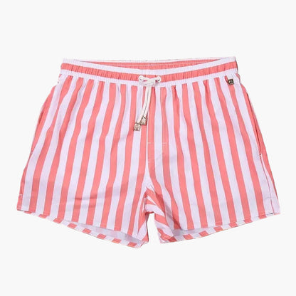 Short de bain homme à rayures style marin – Idéal plage et été