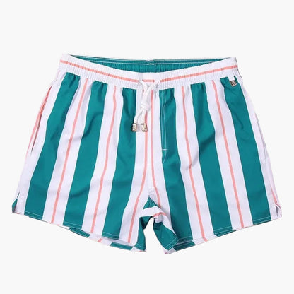 Short de bain homme à rayures style marin – Idéal plage et été