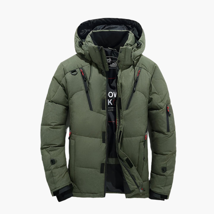 Chaqueta de invierno para hombre estilo urbano acolchada – Ideal para el frío y las actividades al aire libre