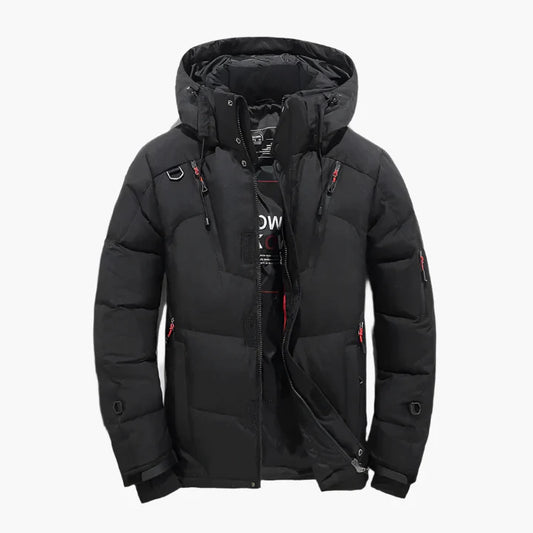 Chaqueta de invierno para hombre estilo urbano acolchada – Ideal para el frío y las actividades al aire libre