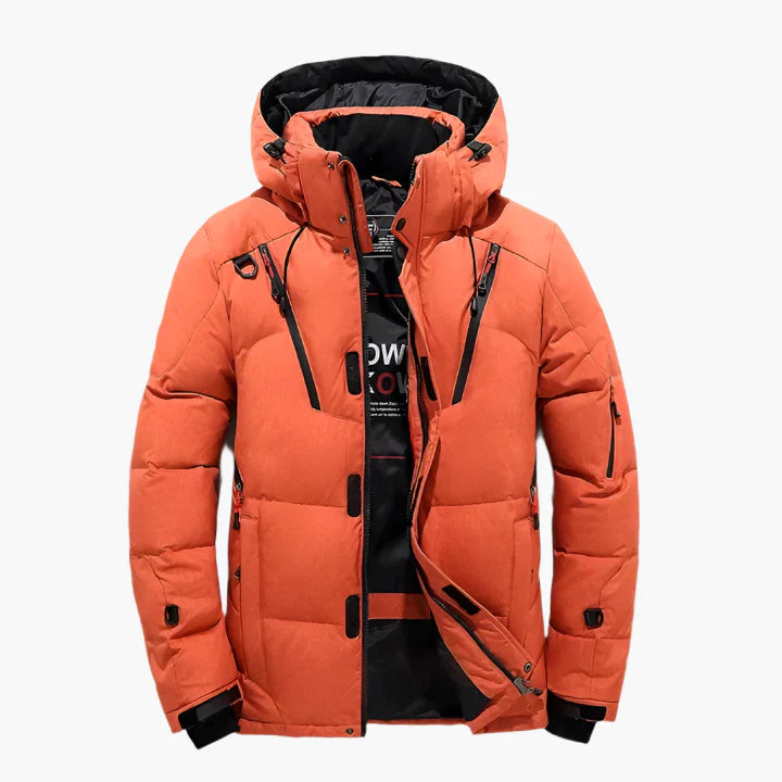 Chaqueta de invierno para hombre estilo urbano acolchada – Ideal para el frío y las actividades al aire libre