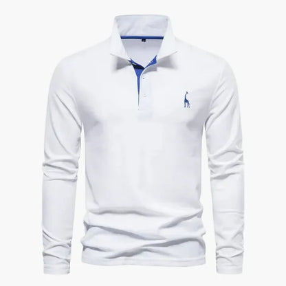 Klassisches Herren-Poloshirt mit langen Ärmeln – Eleganter und vielseitiger Stil