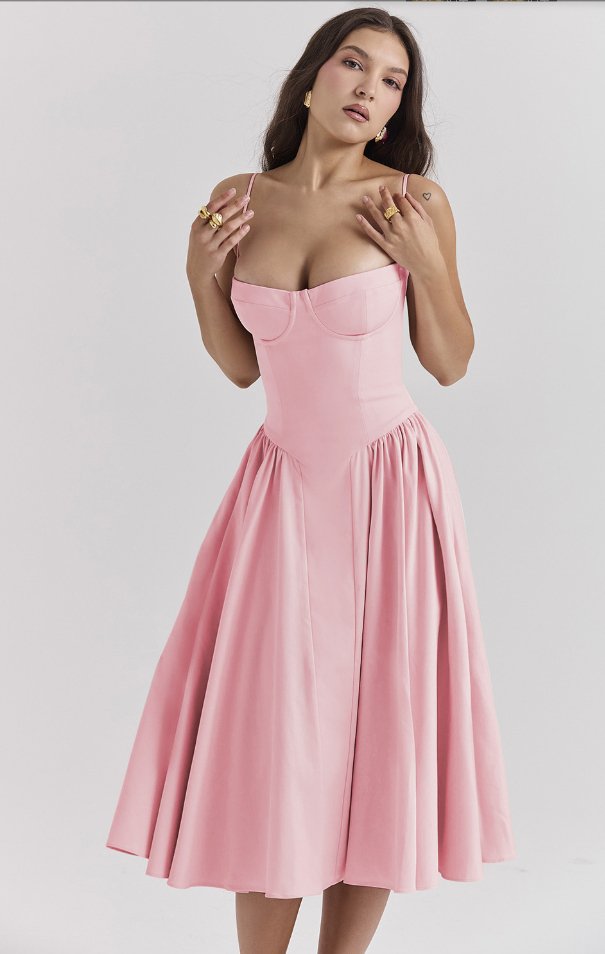 Georgina – Sleeveless Midi Dress