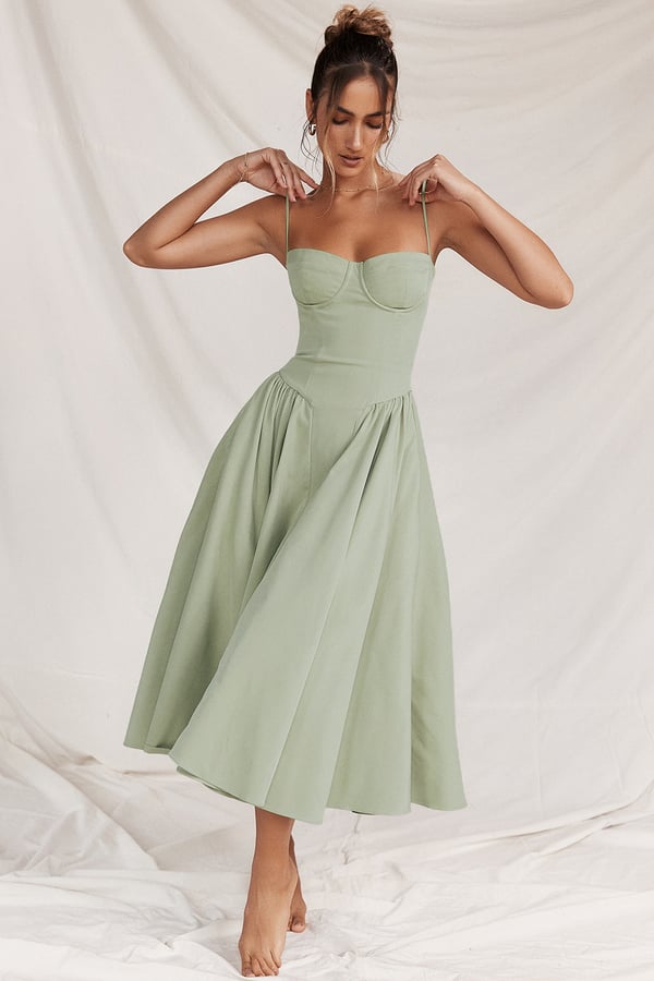 Georgina – Sleeveless Midi Dress