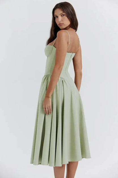 Georgina – Sleeveless Midi Dress