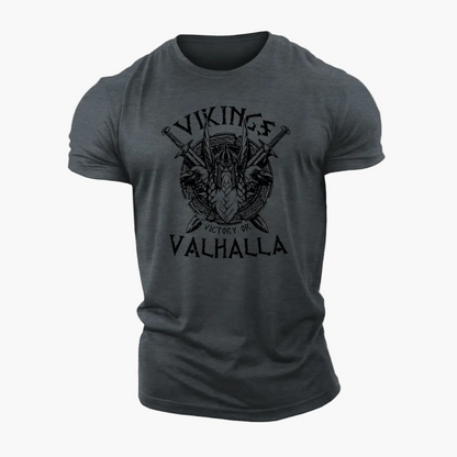 T-shirt Homme Viking Valhalla Style Nordique – Casual et Tendance