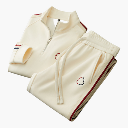 Survêtement Homme Style Moderne Demi-Zip Polyvalent pour Loisirs et Sport