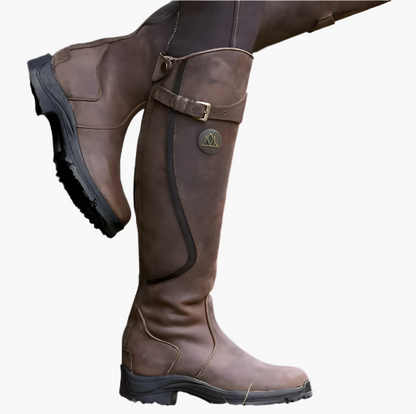 Bottes imperméables légères femme style équestre pour extérieur et quotidien
