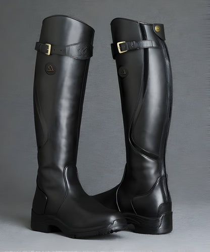 Bottes imperméables légères femme style équestre pour extérieur et quotidien