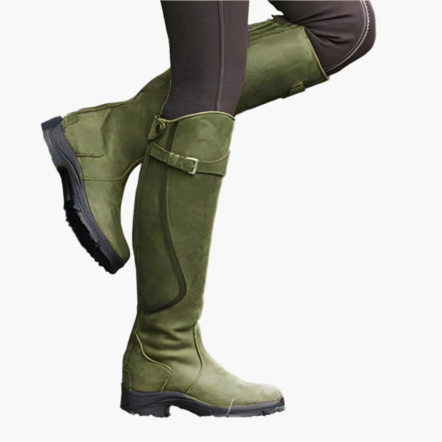 Bottes imperméables légères femme style équestre pour extérieur et quotidien