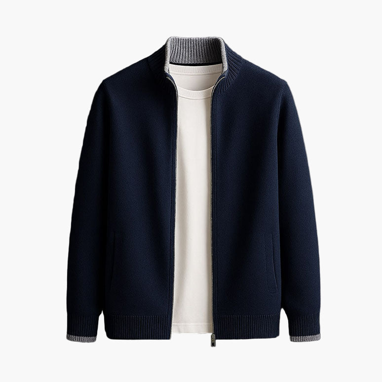 Casual style zip-up jacket for men, modern and versatile elegance