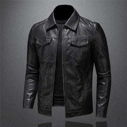 Men's Elegant Biker Style Jacket for All Occasions